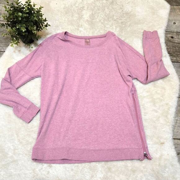 CALIA by Carrie Underwood Pink Sweatshirt with Zipper, Size Small - Picture 1 of 10